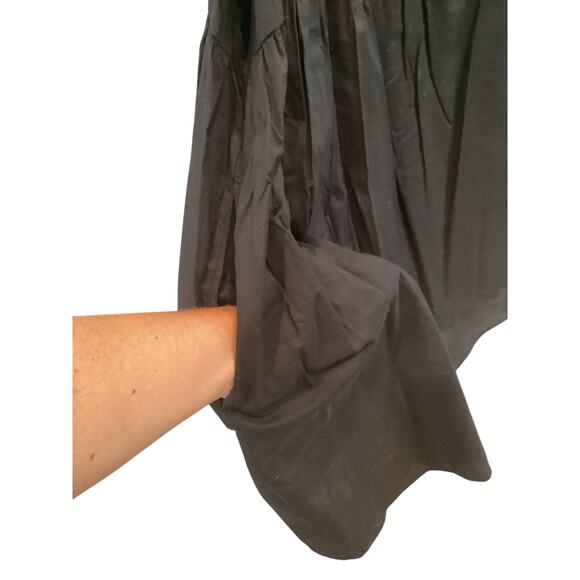 Old Navy Womens Peasant Dress Plus Size XXL Black White Embroidered Resort Boho - Picture 8 of 10